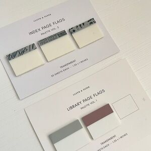 Cloth & Paper Discontinued Page Flags